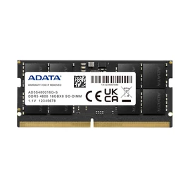 A-Data 16GB DDR5 4800MHz SODIMM notebook memória