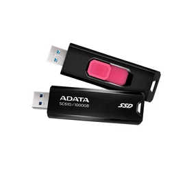 A-Data 1TB USB3.2 SC610 Black/Red külső SSD