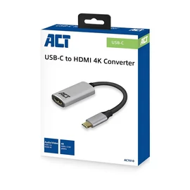 ACT AC7010 USB-C to HDMI Converter Silver speciális átalakító