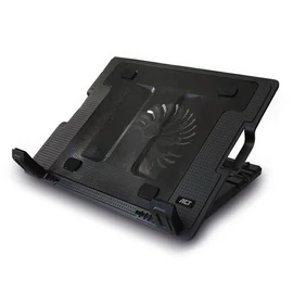 ACT AC8110 17" Laptop Cooling Stand with 2-Port Hub Black