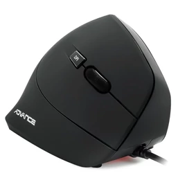 Advance Vertical Plus Mouse Black egér