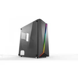AIO Lumina Gamer Tempered Glass Black gépház