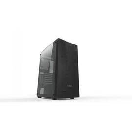AIO Zephyr Tempered Glass Black gépház