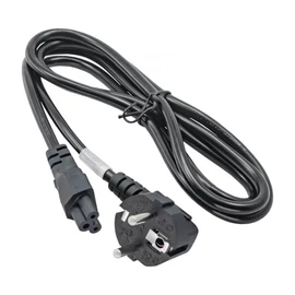 Akyga AK-NB-01A Cloverleaf Power Cable 1,5m Black kábel