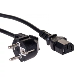 Akyga AK-PC-06A PC Power Cord Cable 3m Black kábel