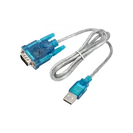 Akyga AK-CO-02 USB/R-232 cable 1m Transparent kábel