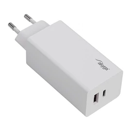 Akyga AK-CH-20 USB-C USB-A PD GaN 5-20V / 1,5-5A 100W White töltő