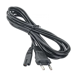 Akyga AK-RD-02A Eight Power Cord cable 3m Black kábel