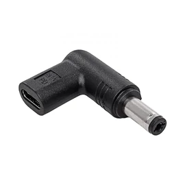Akyga AK-ND-C02 USB Type-C/5,5x2,1mm Laptop Adapter Black speciális átalakító