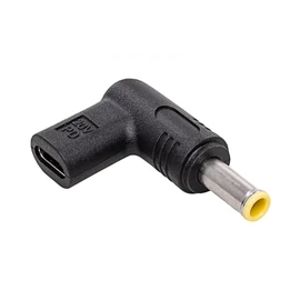 Akyga AK-ND-C16 USB Type-C/5,5x3,0mm Laptop Adapter Black speciális átalakító