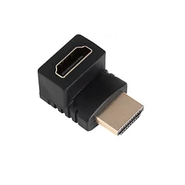 Akyga AK-AD-70 HDMI-M / HDMI-F 90° felfelé adapter Black speciális átalakító