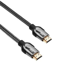 Akyga HDMI ver. 2.1 Shielded cable 1,5m Black kábel