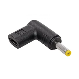 Akyga AK-ND-C04 USB Type-C/4,0x1,7mm Laptop Adapter Black speciális átalakító