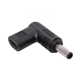Akyga AK-ND-C10 USB Type-C/4,5x3,0mm Laptop Adapter Black speciális átalakító