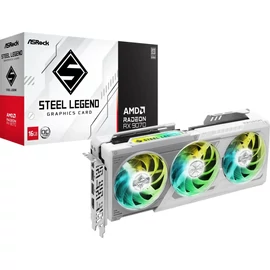 ASRock Radeon RX9070 Steel Legend 16GB videókártya