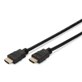 Assmann HDMI High Speed Ethernet connection cable type A M/M 5m Black kábel