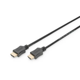 Assmann HDMI Standard connection cable, type A 5m Black kábel
