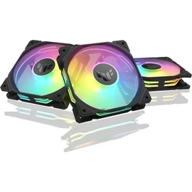 Asus TUF Gaming TR120 ARGB Reverse Triple Pack Black