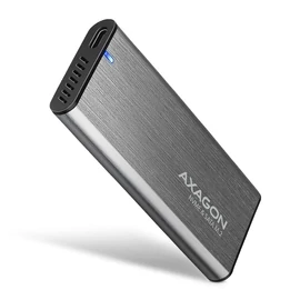 AXAGON EEM2-SG2 SuperSpeed+ USB-C - M.2 NVMe & SATA SSD RAW box Grey mobilrack / beépítő keret