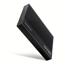 AXAGON EE25-GTR USB-C 3.2 Gen 2 - SATA 6G, 2.5" External RIBBED box Black mobilrack / beépítő keret