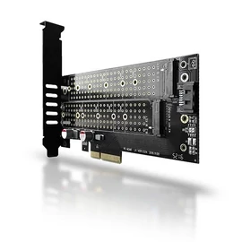 AXAGON PCEM2-D PCIe NVMe+SATA M.2 Adapter bővítőkártya