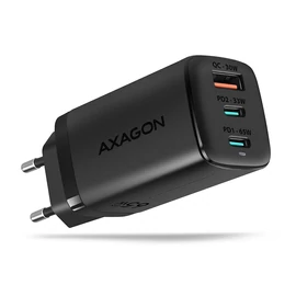 AXAGON ACU-DPQ65 QC4 + USB-C PD Wall Charger Black töltő