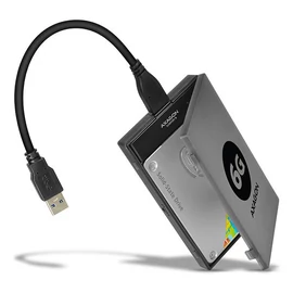 AXAGON ADSA-1S6 2,5" USB3.0 HDD SATA Black mobilrack / beépítő keret