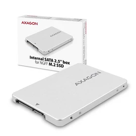 AXAGON RSS-M2SD 2.5" SATA M.2 BOX mobilrack / beépítő keret
