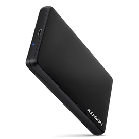 AXAGON EE25-SLC SuperSpeed USB-C SLIDE box Black mobilrack / beépítő keret