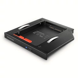 AXAGON RSS-CD12 ODD – 2,5" SATA SSD/HDD Caddy 12,7mm Black mobilrack / beépítő keret