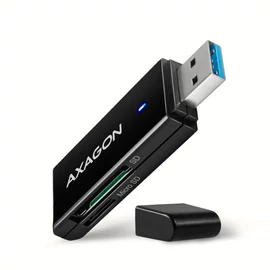 AXAGON CRE-S2N External Card Reader Black kártyaolvasó