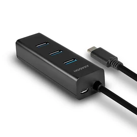 AXAGON HUE-S2C USB-C 3.1 Charging Hub Black usb hub