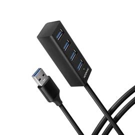 AXAGON HUE-M1AL SuperSpeed USB-A Mini Hub 4-Portos USB3.2 HUB Metal black usb hub