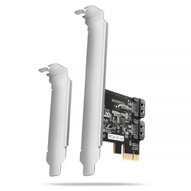 AXAGON PCES-SJ2 PCIe vezérlő 2x SATA 6G bővítőkártya