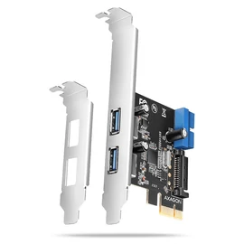 AXAGON PCEU-232RS PCIe Controller 2x ext. + 2x int. USB 5Gbps bővítőkártya