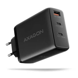 AXAGON ACU-DPQ100 PD3.0 & QC4 Three Outputs wall charger 100W Black töltő