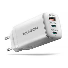 AXAGON ACU-DPQ65W QC4 + USB-C PD Wall Charger White töltő
