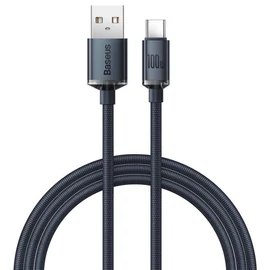 Baseus Crystal Shine USB-C Cable 1,2m Black kábel