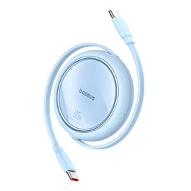 Baseus Free2Pull Retractable USB-C Cable 100W Blue kábel