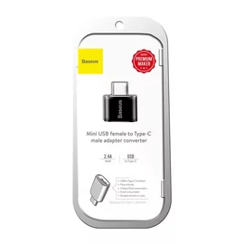 Baseus CATOTG-01 OTG USB/USB Type-C adapter Black speciális átalakító