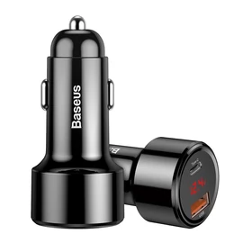 Baseus PPS Quick Charging Car Charger Black töltő
