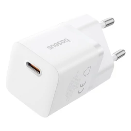 Baseus USB-C GaN5 mini 25W mains charger White töltő