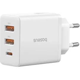 Baseus Cube Fast Charger 2U+C 30W EU Moon White töltő