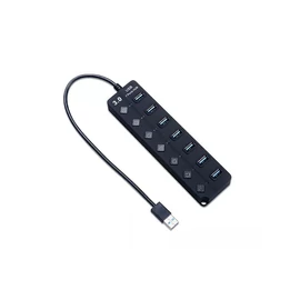 BlackBird BH1374 USB 3.0 HUB 7 port Black usb hub