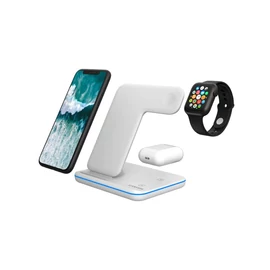 Canyon WS-303 3-in-1 Wireless Charging Station White töltő