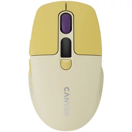 Canyon CNS-CMSW26Y Wireless Bluetooth Mouse Yellow egér