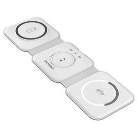 Choetech  T588-F 3in1 Wireless Charger White töltő