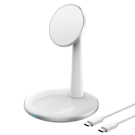 Choetech  T581-F 2in1 Wireless Charger White töltő