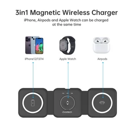 Choetech  T588-FBK Wireless Charger Black töltő