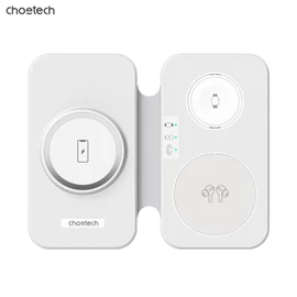 Choetech  T616-F 3in1 Wireless Charger White töltő